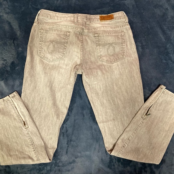 *EUC Lucky Brand Straight Leg Jeans Size 8/29 Zipper Ankles* - Picture 2 of 7